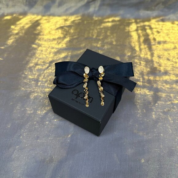 APM Monaco Galet Gold Earrings - Picture 4 of 7